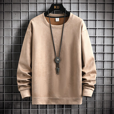Suede Sweater Men's Spring And Autumn New American Style