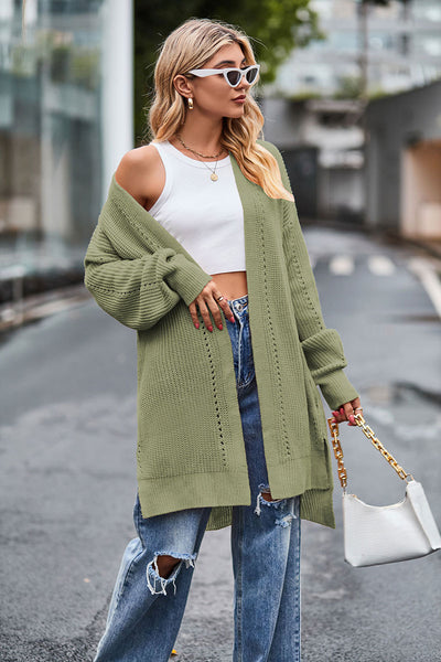 Women's Loose Sweater Pocket Coat